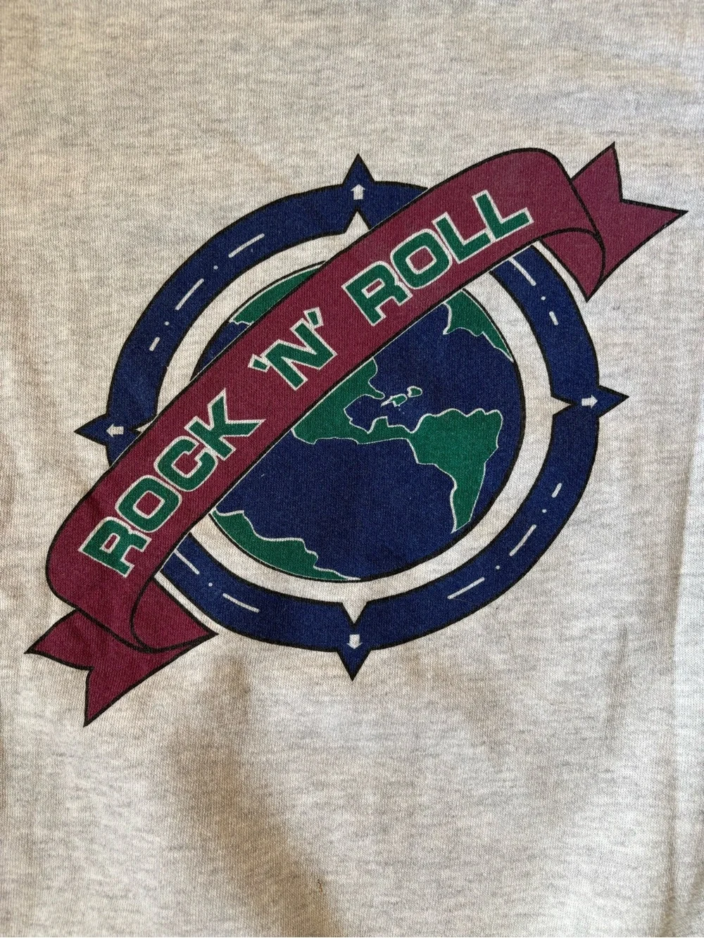 Hard Rock Cafe Hollywood Heather Gray Crewneck Sweatshirt